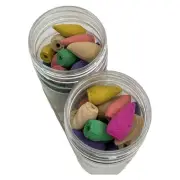 120PCS Incense Burner Cones Backflow Smoke Waterfall Holder Bullet 2 Jars