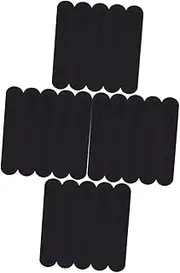 COSMEVIVI 50pcs Cooling Head Wrap Hat Sweat Protector Breathable Cap Liner for Hard Golf h, Black