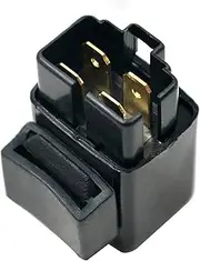 QASULER Starter Solenoid Relay, for, for Yamaha, YFM250B YFM350FW YFM350U YFM400H YFM400F YFM400FB IRS YFM400FBH BW200E BW350 YFA1 CE50 YFM100 Motorcycle Engine Start Relay