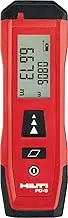 Hilti PD-S Laser Distance Meter 60M/197ft, Handheld Range Measure Meter Rangefinder Diastimeter with Area Measurement, Range Finder Highlight Display Measuring Tool
