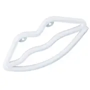 (Red)LED Neon Sign Lamp Lip Shaped Wall Decorative Light For Proposal Wedding US