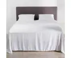 NEW Big Bedding 100% Organic Bamboo Flat Sheet A White