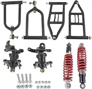 Upper Lower Swingarm& Suspension Shock Kit AP01 Compatible with ATV Quad Bike Buggy Go Kart 340mm