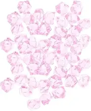 VALICLUD 500Pcs Faux Ice Cubes DIY Crushed Ice for Party Decoration Acrylic Crystal Rocks for Vases Table Centerpieces and Photography Props