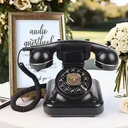 Vintage Audio Guest Book Phone, Unique Voicemail Message Recorder, Guestbook Alternative for Wedding, Bridal Shower, Birthday Party, Anniversary, Engagement