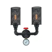 CLA Lighting VENETO Black Iron Interior Surface Mounted Wall Light- 2LT