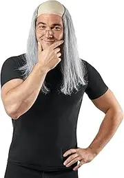 Rubie's Unisex Benjamin Franklin Wig and Eyeglasses Kit, Adult, Multicoloured