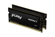 HyperX FURY Impact RAM Module for Notebook - 64 GB (2 x 32GB) - DDR4-3200/PC4-25600 DDR4 SDRAM - 3200 MHz - CL20 - 1.20 V - 260-pin - SoDIMM -