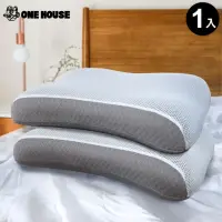 在飛比找momo購物網優惠-【ONE HOUSE】黑科技深睡涼感凝膠枕 記憶枕(一般款 