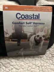 Coastal Comfort Soft Dog Harness- Black