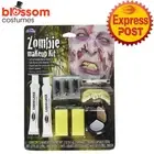 AC1632 Deluxe Zombie Makeup Kit Dead Halloween Costume Face Paint Accessory