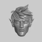 Nightcrawler Kurt Wagner v1 custom head for X-Men 97 and other action figures