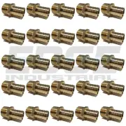 (25 Pieces) 3/4 HOSE BARB X 3/4 MALE NPT Brass Pipe Fitting NPT Gas Fuel Water