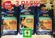 3X HEB Cafe Ole 12oz GROUND DECAFFEINATED Medium Roast Coffee Multiple Flavors ⚡