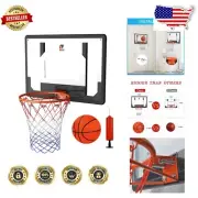 Portable Indoor/Outdoor Basketball Set - 32" x 23" Shatter Resistant Backboard