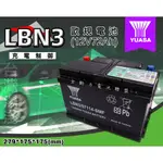 全動力-湯淺 YUASA 歐規電池 免加水 汽車電瓶 LBN3 (72AH) 同57114 全新 福斯 GOLF適用