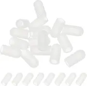 uxcell 5x13mm (IDxL) Rubber End Caps, 16 PCS Rubber Caps High Temp Tips Screw Silicone Flexible Thread Protector for Pipes Screw Blots Tube Fishing Jigs