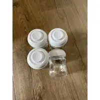 在飛比找蝦皮購物優惠-AVENT 玻璃寬口奶瓶120ml/奶瓶環/密封蓋 儲乳罐