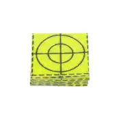 12 Pcs Survey Reflector Sheets 20x20mm Adhesive Reflective Target Sheets Green