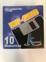 Floppy Disks 3.5" 1.44MB Box of 10 K Hypermedia MF-2HD