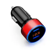 Dual USB Car Socket Phone Fast Charger Cigarette Lighter Power Adapter Plug (for: Subaru)