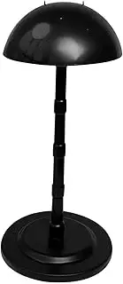 FashionCha Stable Portable Hairdresser Stand Barber Accessory Head Stand Hat Display for Tabletop, Black