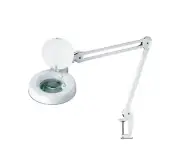 QO USA™ LED 8D DESK TABLE CLAMP MOUNT MAGNIFIER LAMP LIGHT MAGNIFYING GLASS LENS