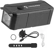 Bikes Lights for Night Riding - Bikes Flashlight Rechargeable Bikes Light with Horn | Waterproof Mountain Bikes Accessories, Bikes Lights for Motorcycle