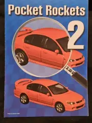 BIANTE Fold-out BROCHURE - 1:64 Minicars 'Pocket Rockets 2' Range, NEW