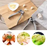 Garlic Press Crusher Kitchen Cooking Ginger Squeezer Masher Aluminum Alloy Tool