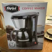 Parini Cookware 5 Cup Electric Drip Compact COFFEE MAKER- Brand New