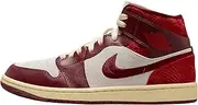 [Nike] Womens WMNS Air Jordan 1 Mid Se Running Shoe, TEAM RED/UNIVERSITY RED-SAIL-MUSLIN, 8 UK (10.5 US)