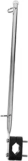 BESPORTBLE Flagpole Support Rod Stainless Steel Boat Flag Holder Durable and Easy to Install for Tubes Sturdy Flagpole Mount for Boats and Yachts
