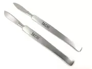 2x Stainless Steel Scalpel blade knife holder medical dental podiatry surgical
