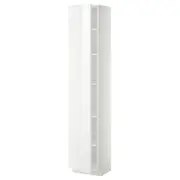METOD high cabinet with shelves, white/Ringhult white, 40x37x200 cm