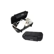 Portable Lock Box Safe Anti-Theft Mini Travel Safe Box with Code Security Case-Black