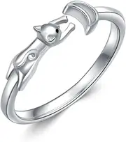 [Shusukue] Toe Ring for Women 925 Sterling Silver Toe Rings Butterfly/Dragonfly/Pet Paw Prints Toe Rings Adjustable Beach Open Toe Rings