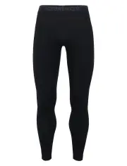 Icebreaker 260 Tech Mens Merino Thermal Leggings - Black - XXL
