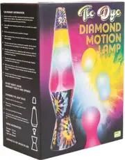 Tie Dye Diamond Motion Lamp