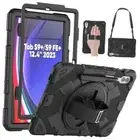for Samsung Galaxy Tab S10 Plus Case 2024/ S9 FE+ Plus/ S9+ Plus 12.4'' Black