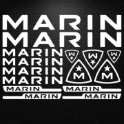 FITS Marin Vinyl Stickers Sheet Bike Frame Cycles Cycling Bicycle Mtb Road