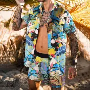 Tropical Print Hawaiian Fashion Vacation Set