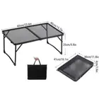 Camping Folding Table Picnic Table Foldable Beach Table Mesh D7K0