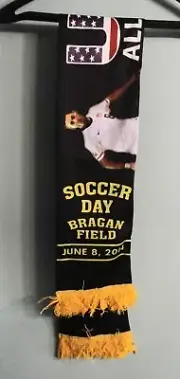 Soccer Scarf - 2014 Friendly Game Team USA vs Nigeria - Bragan Field JAX FL - --