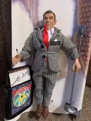 1997 George Burns Walk Of Fame Poseable Doll LE Collectors Series w Microphone