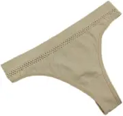 [Bigood] Women Cotton Seamless Breathable Underwear Briefs G-String Thong
