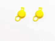 2PCS Replacement C-Stick C Key Cap Analog C Joystick Stick Cap Cover for New 3DS / New 3DS XL/New 3DS LL 2015 Yellow