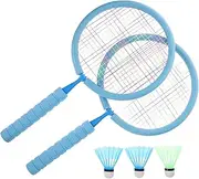 TOGEVAL 1Set Badminton Rackets Set Lightweight of Durable Racquets for Outdoor Fun Sports Equipment for Ages Promotes Coordination Parent Interaction