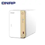 【QNAP 威聯通】搭東芝 4TB X2 ★ TS-262-4G 2BAY NAS 網路儲存伺服器