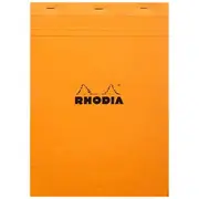 Rhodia No. 18 A4 Grid Notepad Orange 80 Sheets